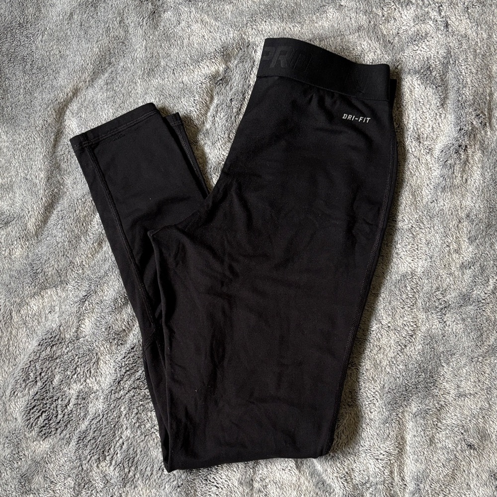 Nike Pro Men’s Black Base Layer Pant Warm Mens Medium